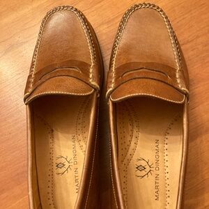 Martin Dingman All American Saddle Leather Penny Loafers